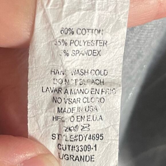 Gray Metallic Chevron Striped Dress - Picture 8 of 8